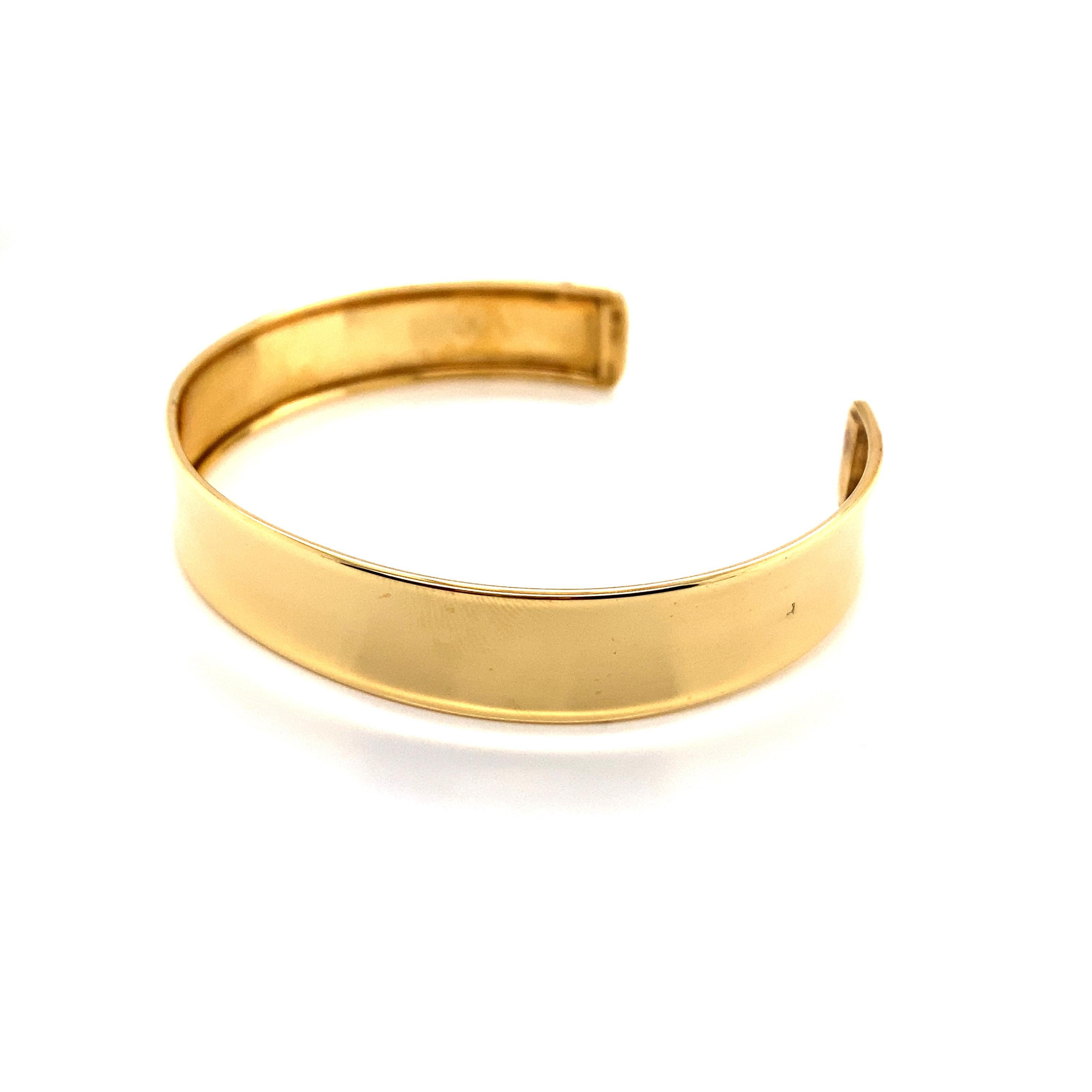 cuff bangle bracelet gold