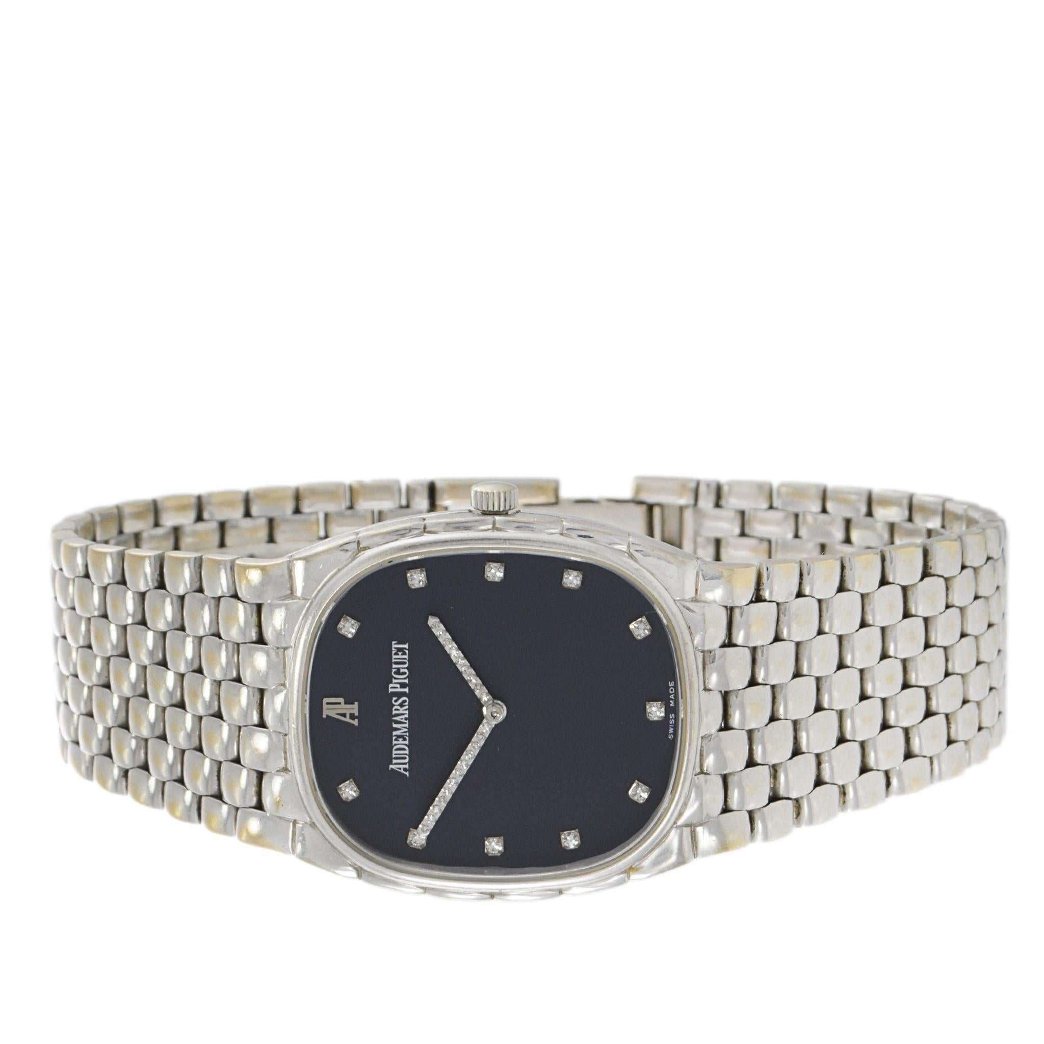 Taille ronde Vintage 1990 Montre Audemars Piguet 29mm Cobra 18KT