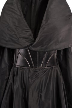 Vintage 1990's Azzedine Alaïa Padded Shawl Collar Long Coat