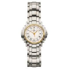 Vintage By 1990 Baume & Mercier Shogun Two-Tone 5136.018.3 Quartz White Roman 34mm