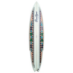 Vintage 1990 Ben Aipa Shaped Sting Thruster Surfboard