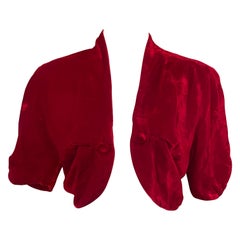 Vintage 1990s Bolero Jackets by designer Norma Kamali