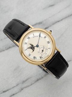 Vintage 1990s Breguet Classique Yellow Gold 3300BA Manual Moonphase 33mm