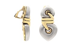 Vintage 1990s Bvlgari Roma Doppio Cuore Earrings