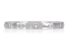 Vintage 1990s Cartier Love Bracelet with 6 Diamonds
