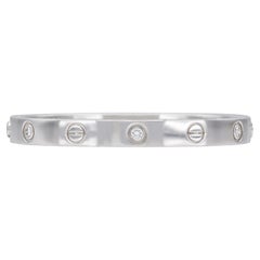 Vintage 1990s Cartier Love Bracelet with 6 Diamonds