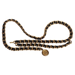 Chanel vintage años 90 Cinturón en capas de cadena gruesa