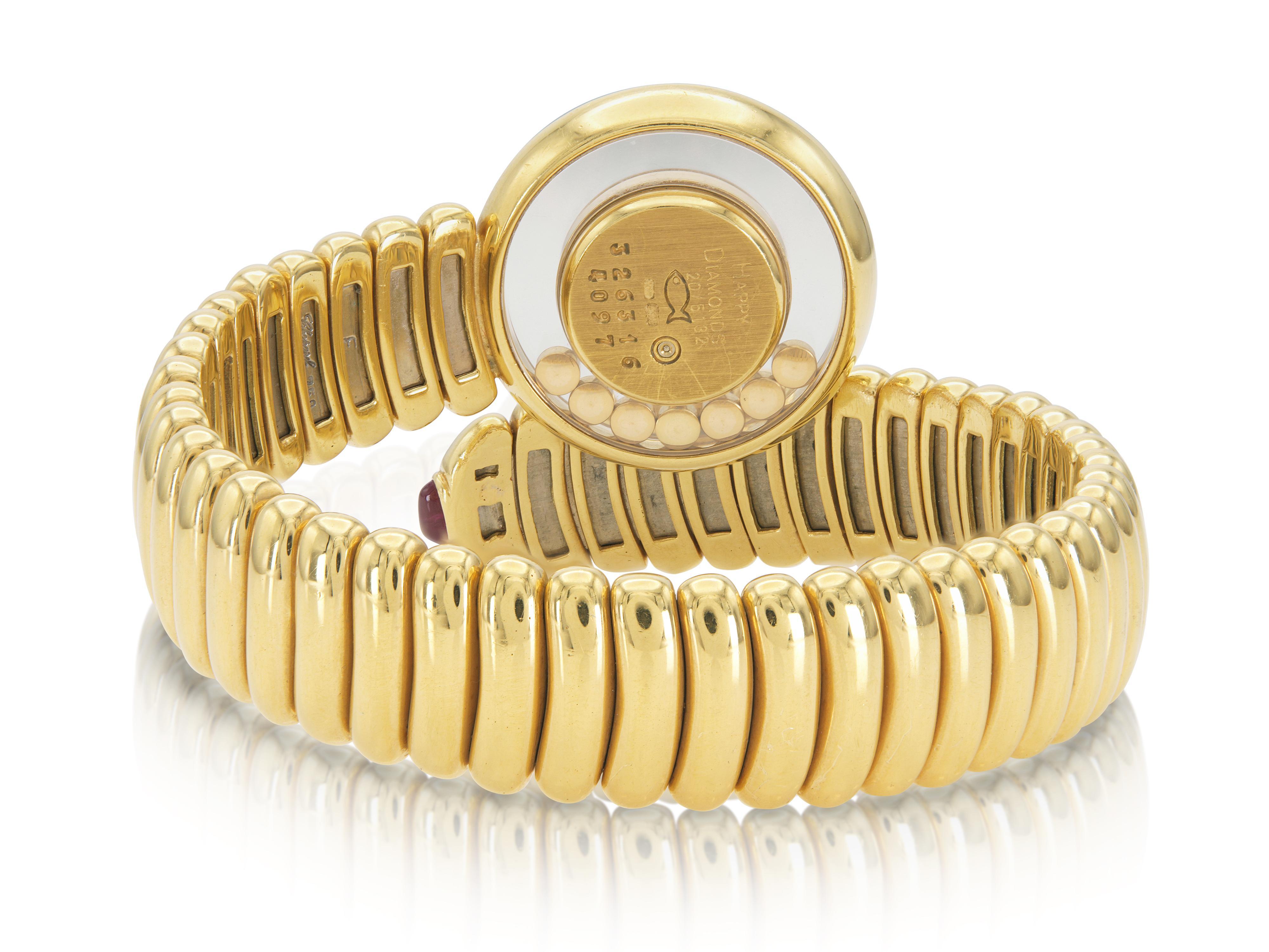 De las mujeres Reloj envolvente Chopard Happy Diamonds vintage años 90 en venta
