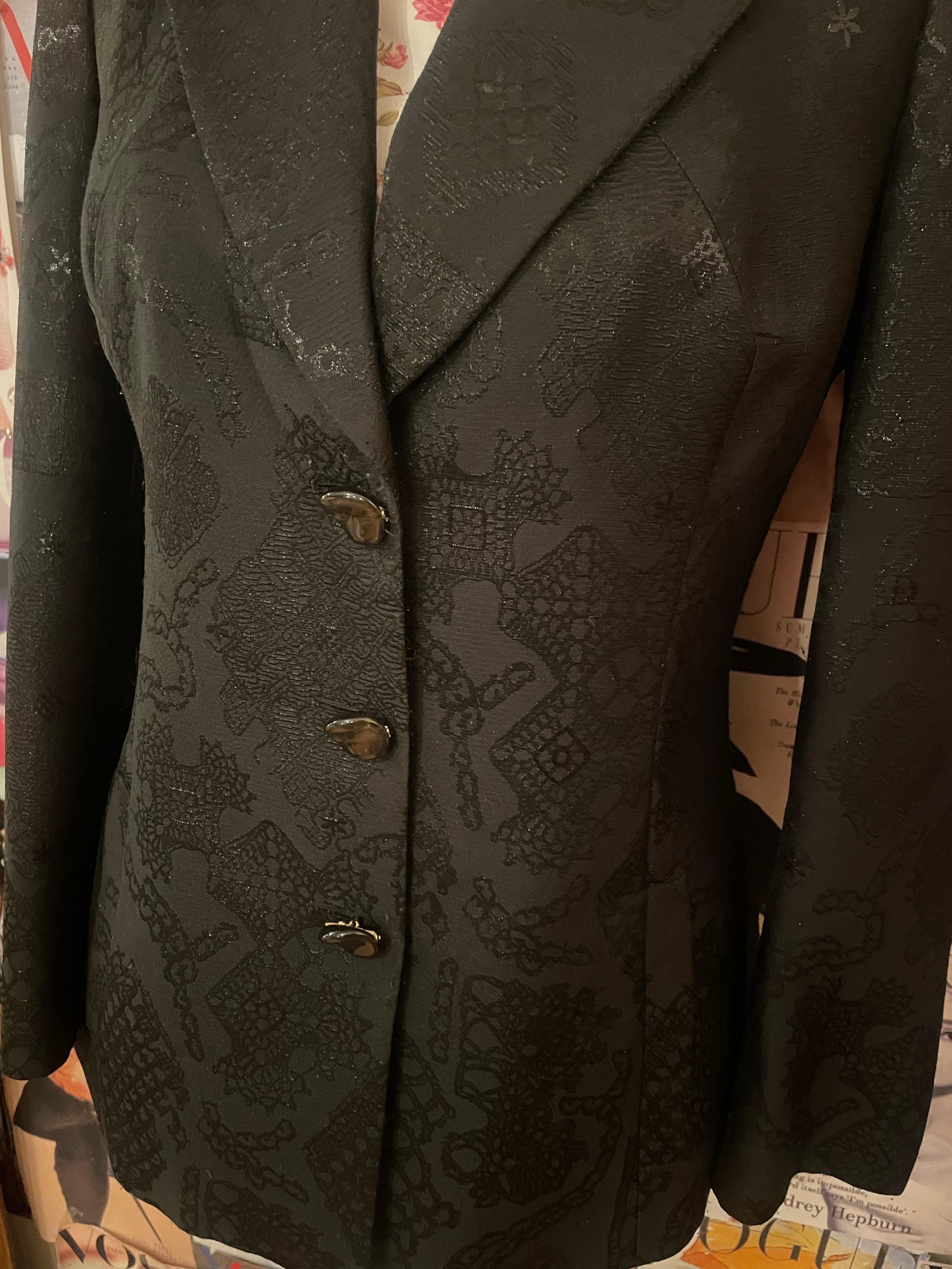 Giacca blazer vintage anni '90 di Christian Lacroix In condizioni ottime in vendita a LAGNY-SUR-MARNE, FR