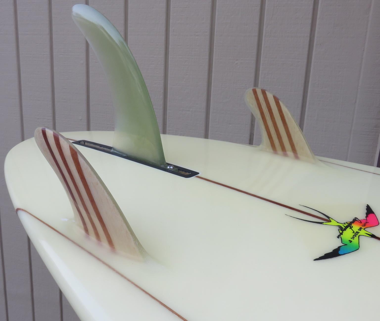 American Vintage 1990s Donald Takayama Hobie Longboard Surfboard