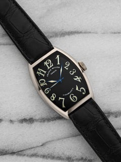 Vintage 1990s Franck Muller Casablanca 6850 18K WG Black Dial Auto 32 mm