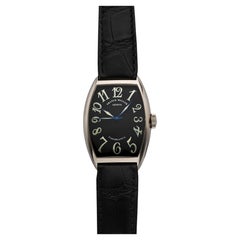 Vintage 1990s Franck Muller Casablanca 6850 18K WG Black Dial Auto 32 mm