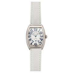 Vintage 1990s Franck Muller Lady Sunset 7500 S6 18K WG Guilloche Dial 29mm