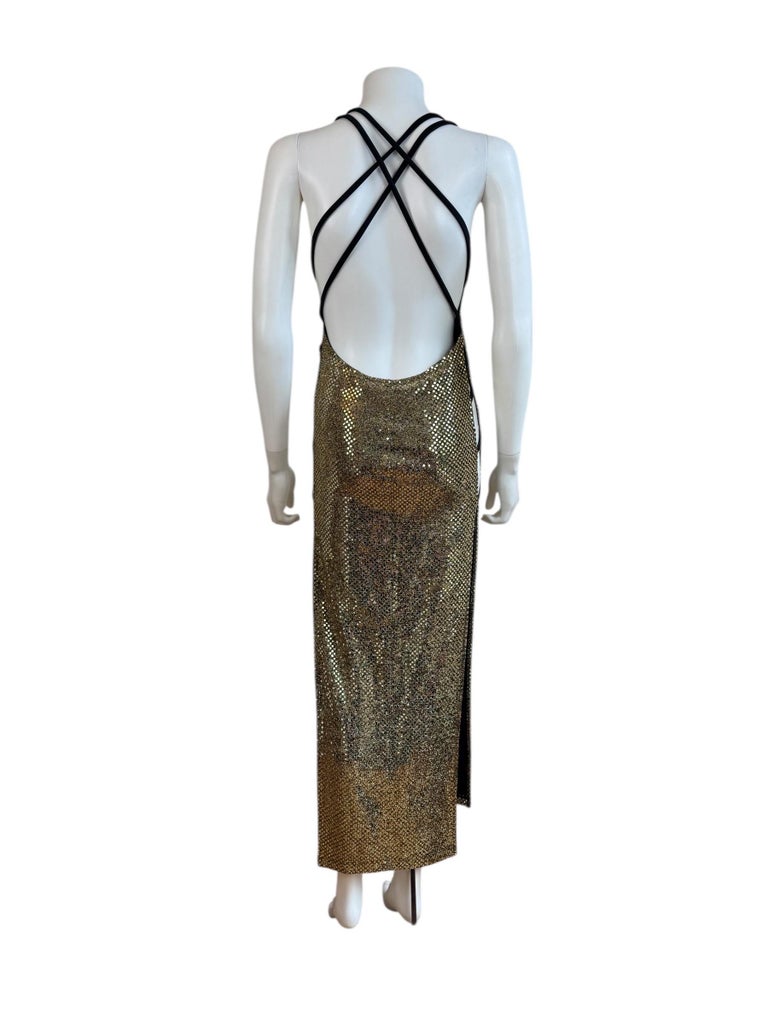 slim fit dress slacks Milly Colette Gold Dot Sequin Mini Dress - Gold main image 0