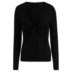 Vintage 1990
s Gucci Black Cashmere Jumper