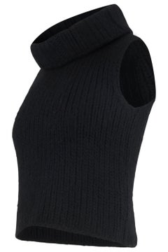 Vintage 1990's Gucci Black Wool Turtleneck Knit