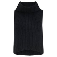 Vintage 1990's Gucci Black Wool Turtleneck Knit