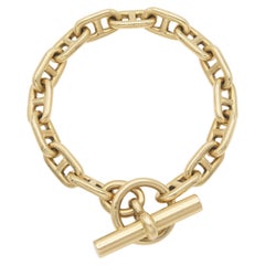 Vintage 1990s Hermes Chaine D'Ancre Toggle Bracelet