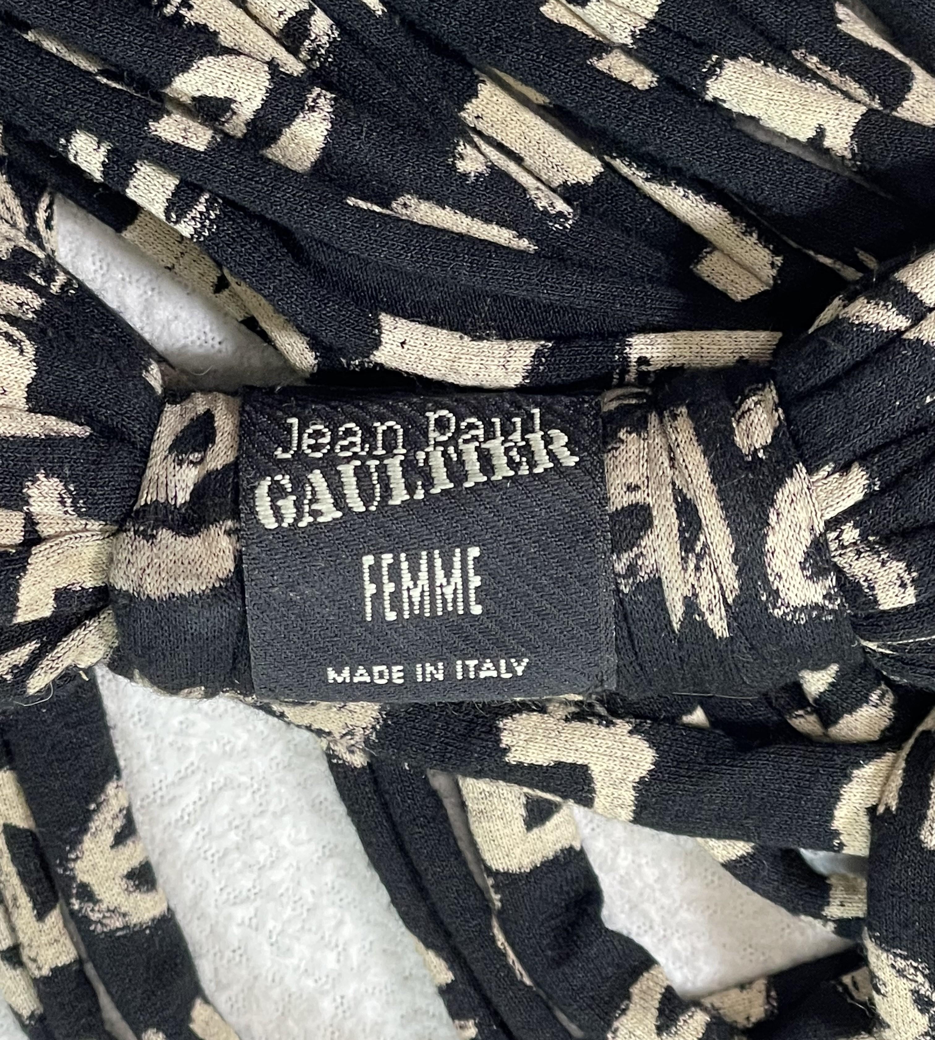 Vintage 1990's Jean Paul Gaultier Rasta Rope Halter Top 1