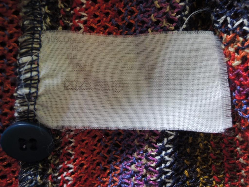 Vintage 1990s Missoni Linen Knit Multicolor Pullover Shirt 3