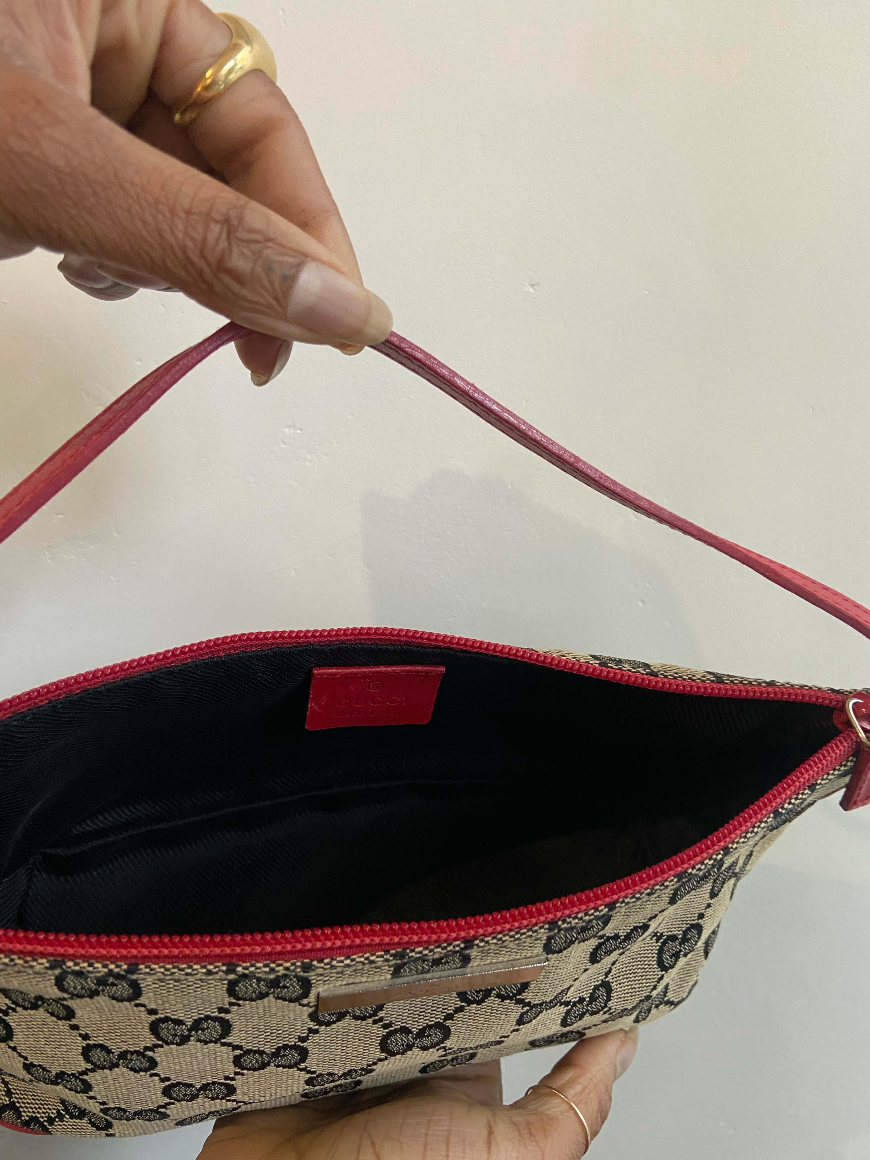 Vintage Gucci 1990’s Monogram Boat Pochette 1