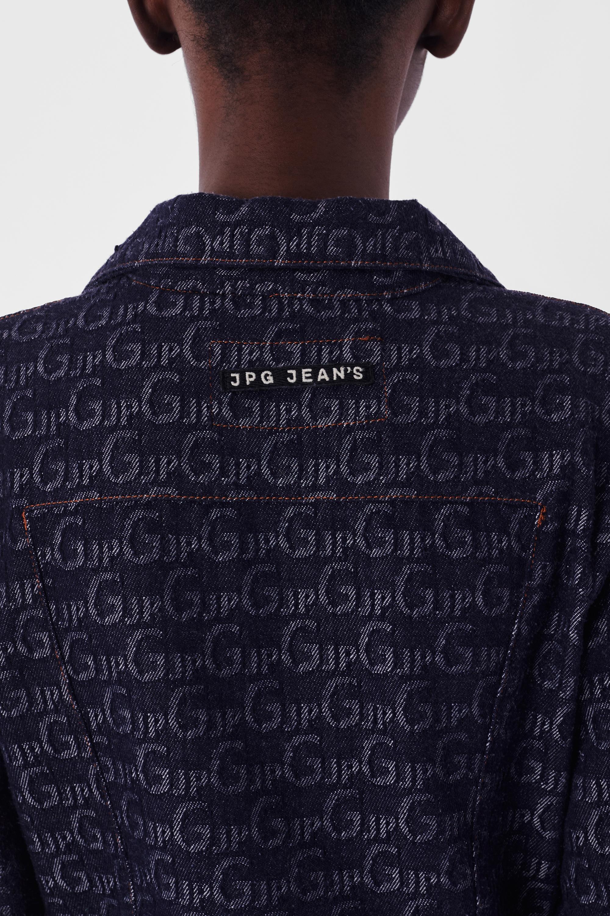 Vintage Jean Paul Gaultier 1990's Monogram Denim Jumpsuit 1
