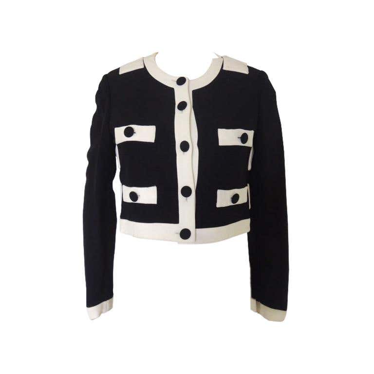 Moschino Cheap and Chic 1993-1994 Plaid Wool Jacket For Sale at 1stDibs ...