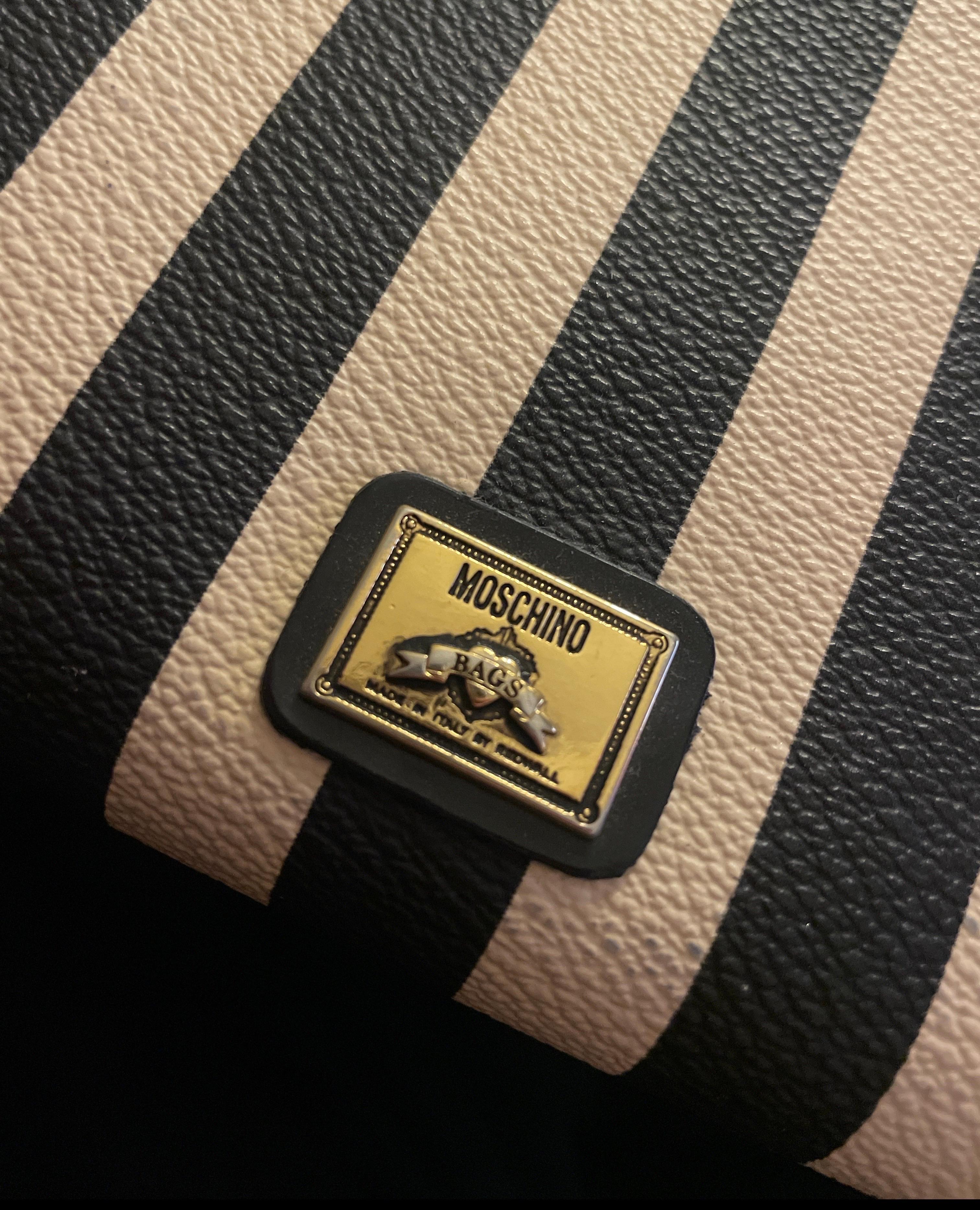 Women's Vintage 1990s Moschino by redwall bowling bag For Sale