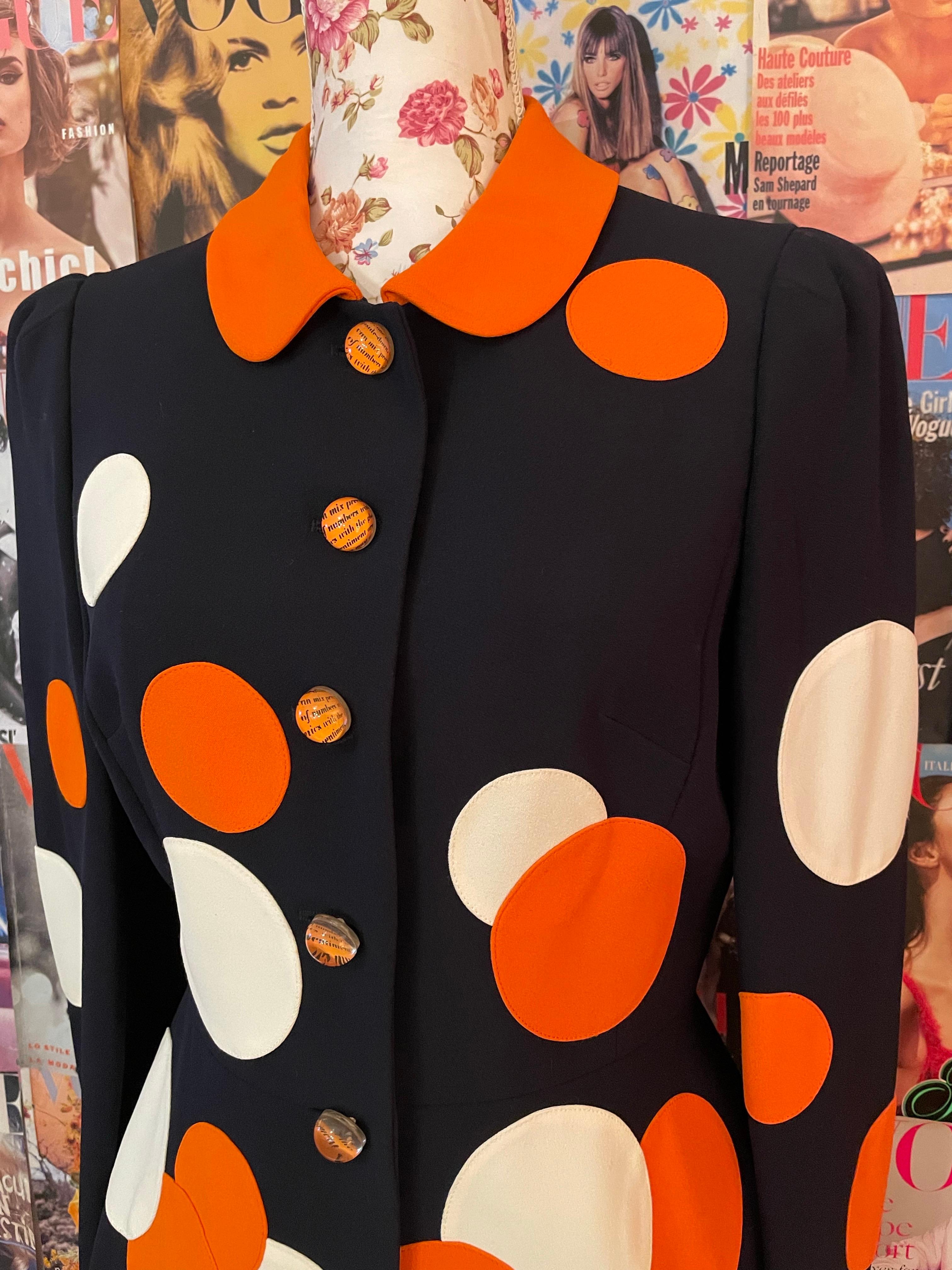 Black Vintage 1990s Moschino Cheap&Chic suit