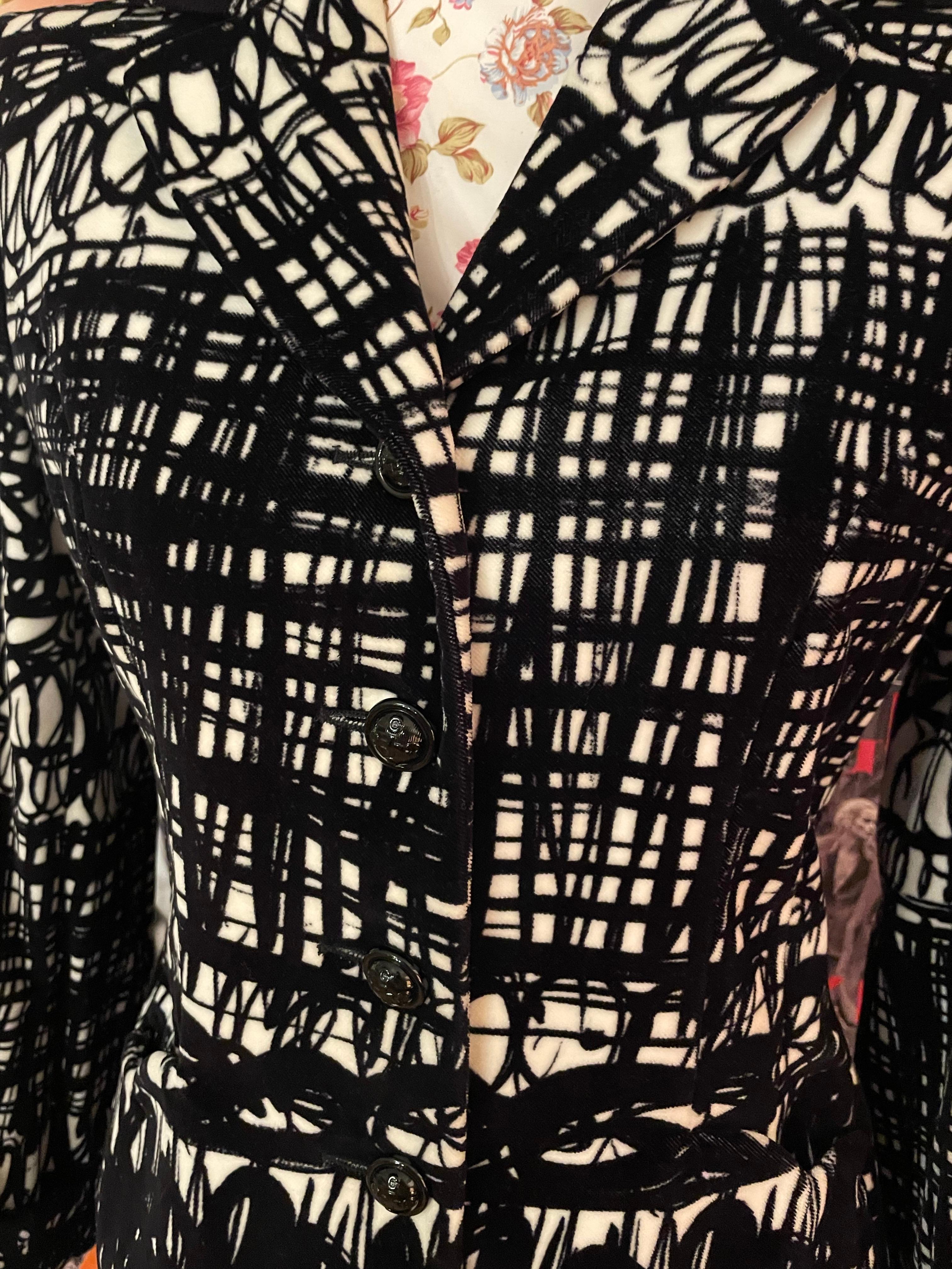Black Vintage 1990s Moschino Cheap&Chic suit