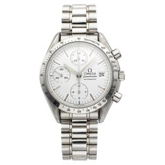 Vintage 1990s Omega Speedmaster 3511.2 Steel White Dial Auto 39mm