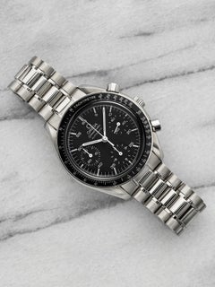 Vintage 1990s Omega Speedmaster Reduced 3510.5 Steel Black Dial Automatic 39mm