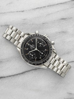 Omega Speedmaster vintage des années 1990, prix réduit, référence 3510.50, Steele, cadran noir, automatique, 39 mm