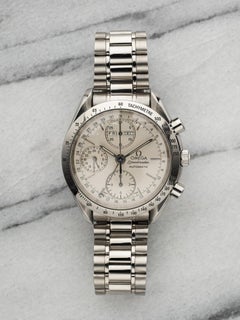 Vintage 1990s Omega Speedmaster Steel 3521.30.00 Auto White Dial 39mm
