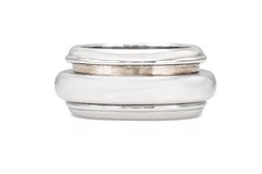 Vintage 1990s Piaget Spinner Ring with Diamond