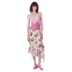 Haut corset rose vintage des années 1990