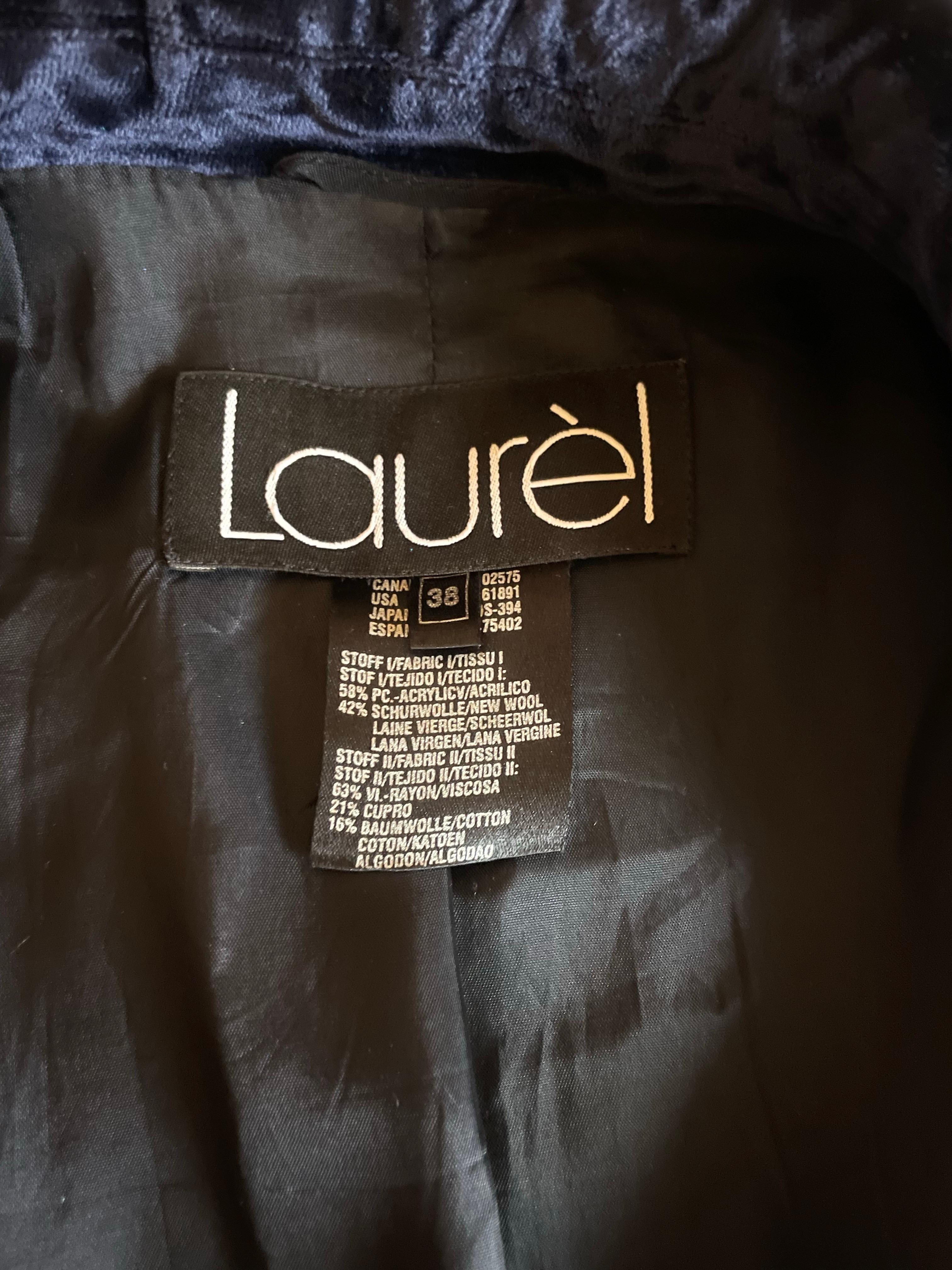 Vintage 1990s plaid blazer jacket LAURÈL by ESCADA For Sale 7