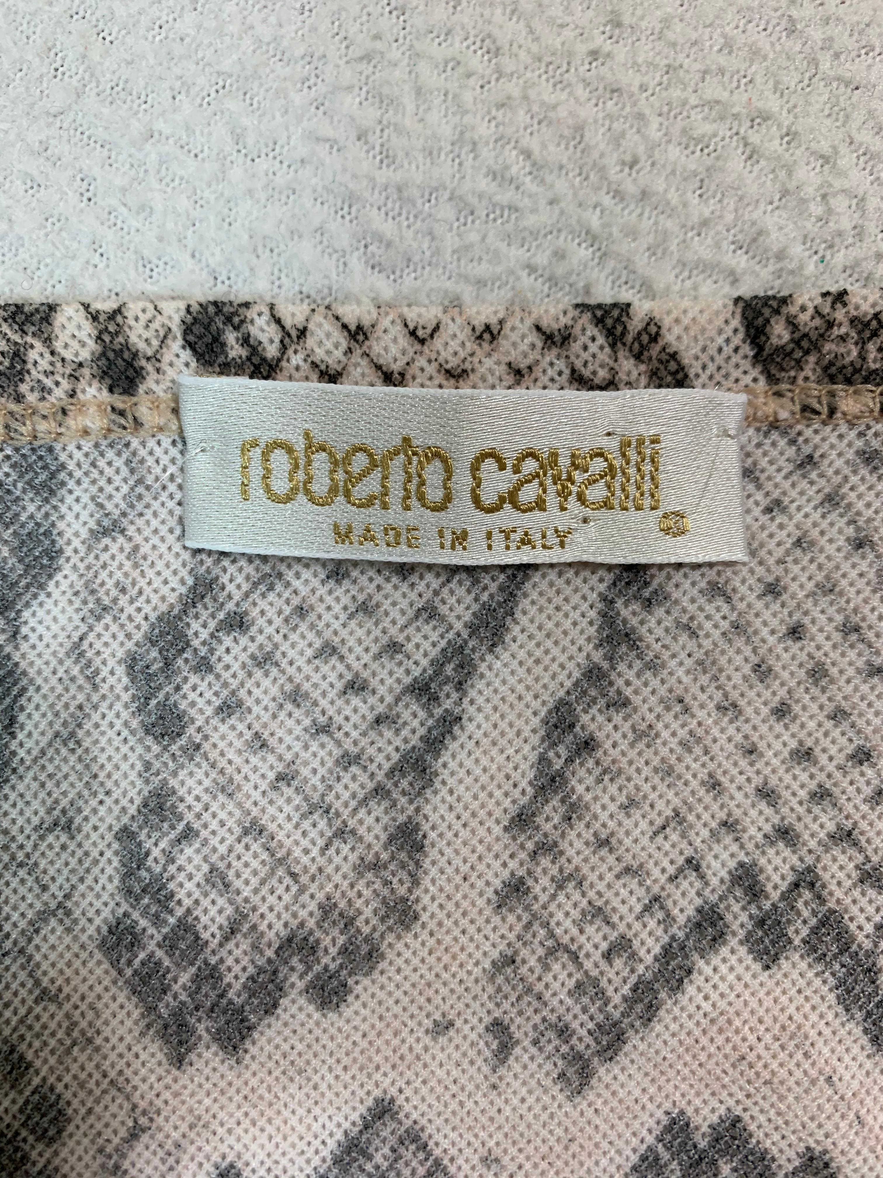 roberto cavalli mesh top