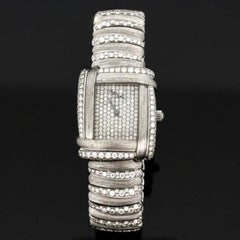 Vintage 1990's "Sabi" Henry Dunay 6.50cttw. Diamond Ladies Watch 18K White Gold