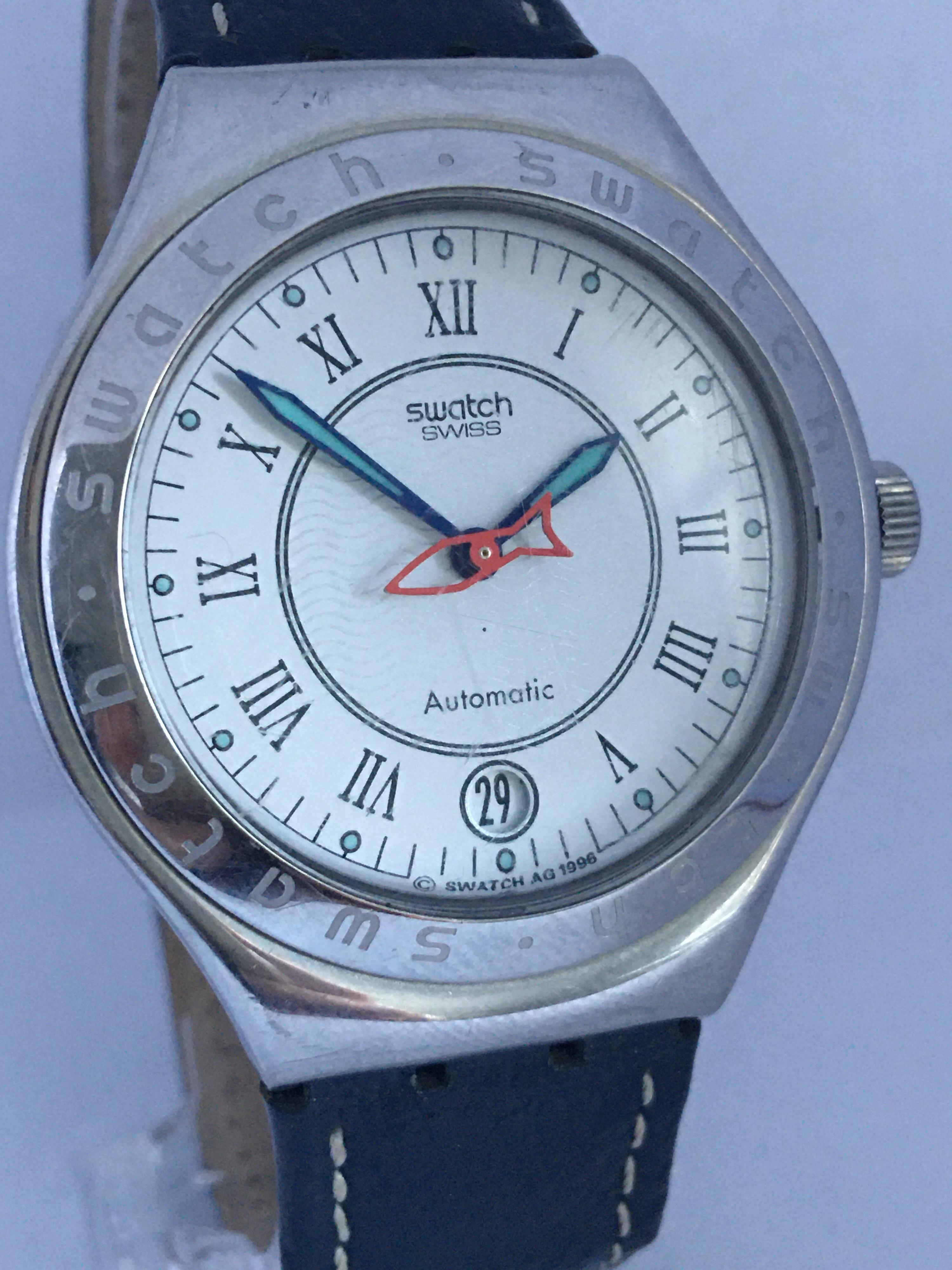 Vintage 1990s Swatch Automatic Watch For Sale 7