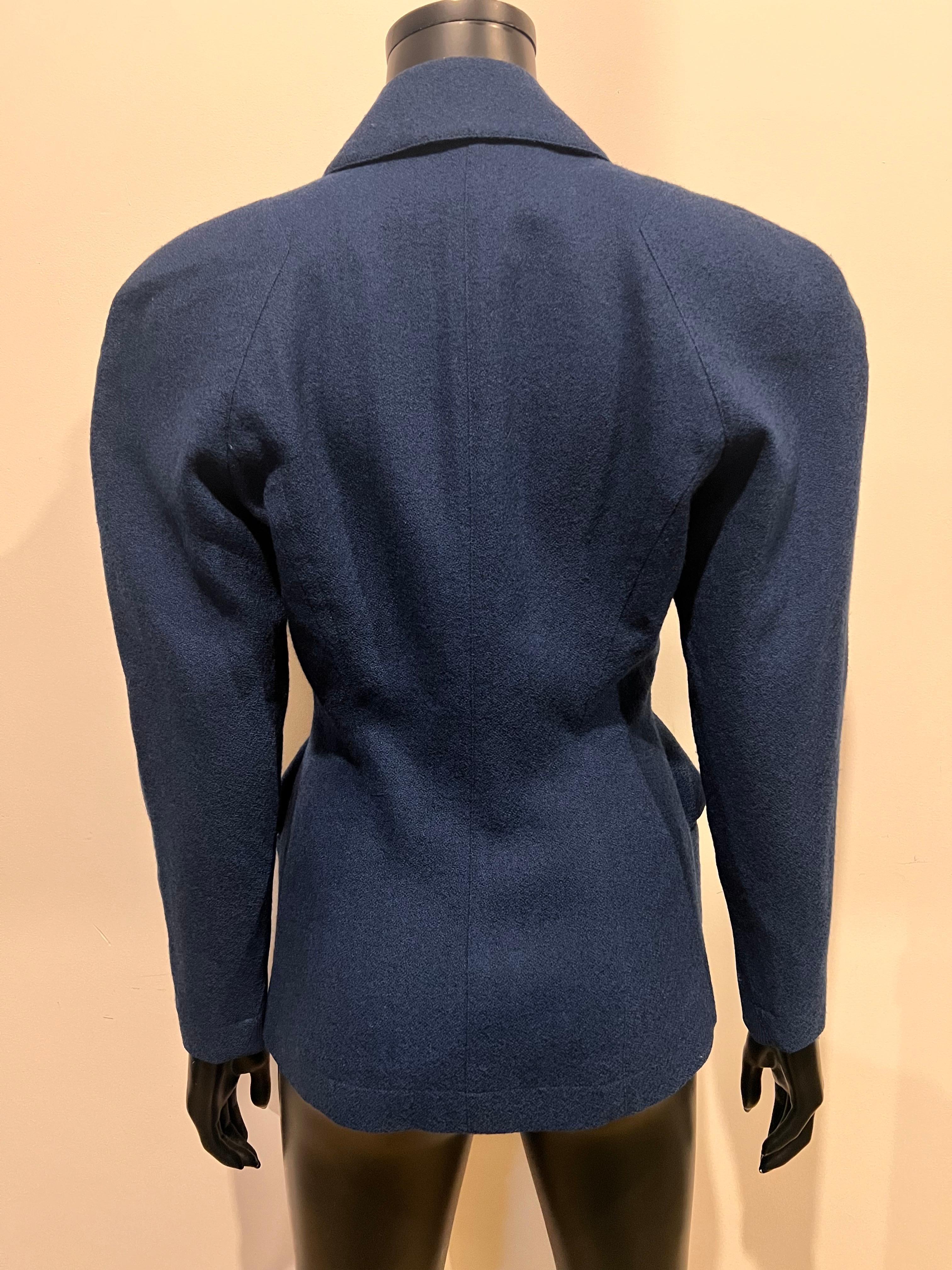Noir Vintage 1990's Thierry Mugler Jacket en vente