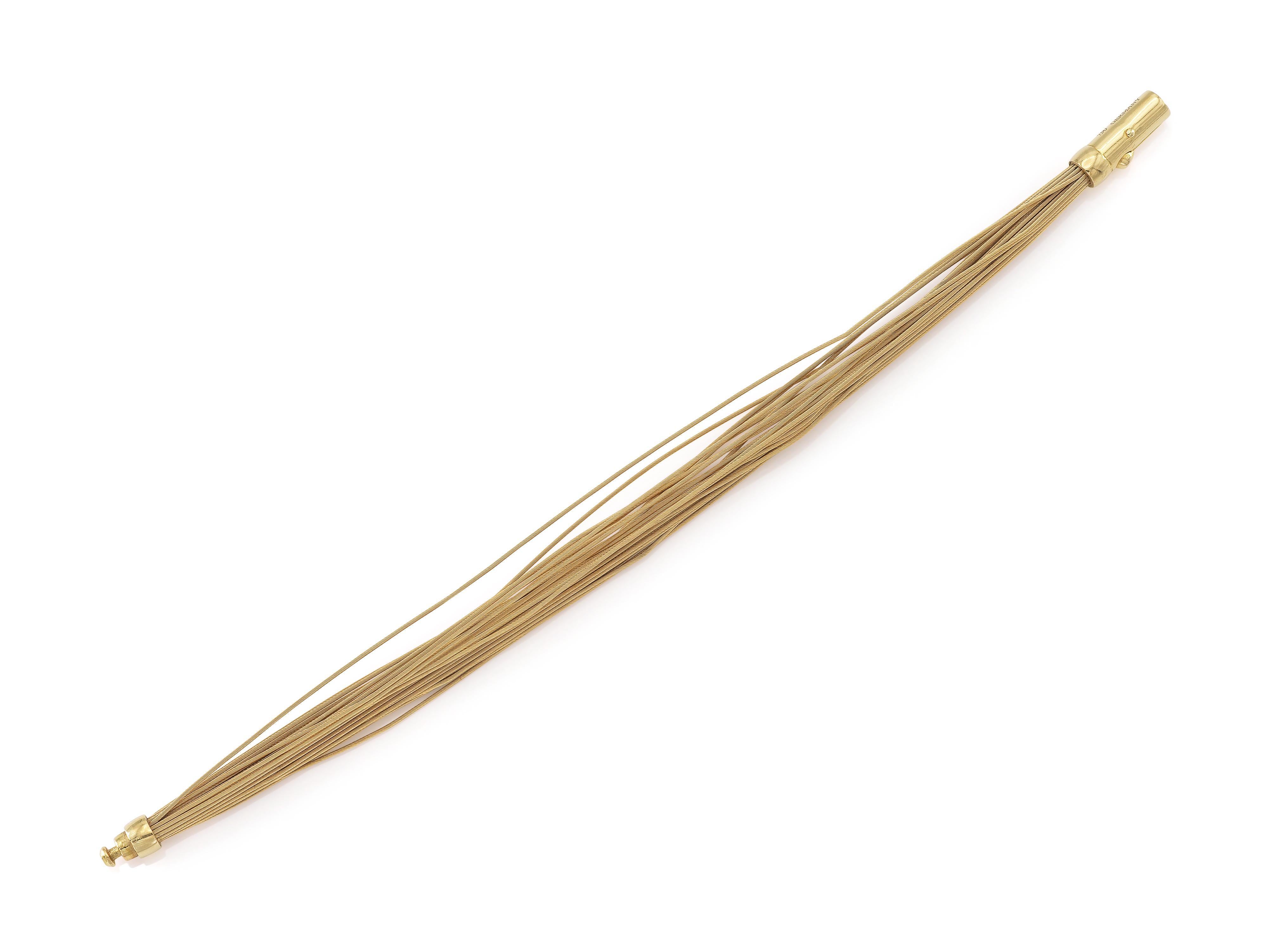 Finemente realizzato in oro giallo 18 carati.
Firmato da Tiffany & Co.
Prodotto in Germania
Circa anni '1990
Misura 7 pollici