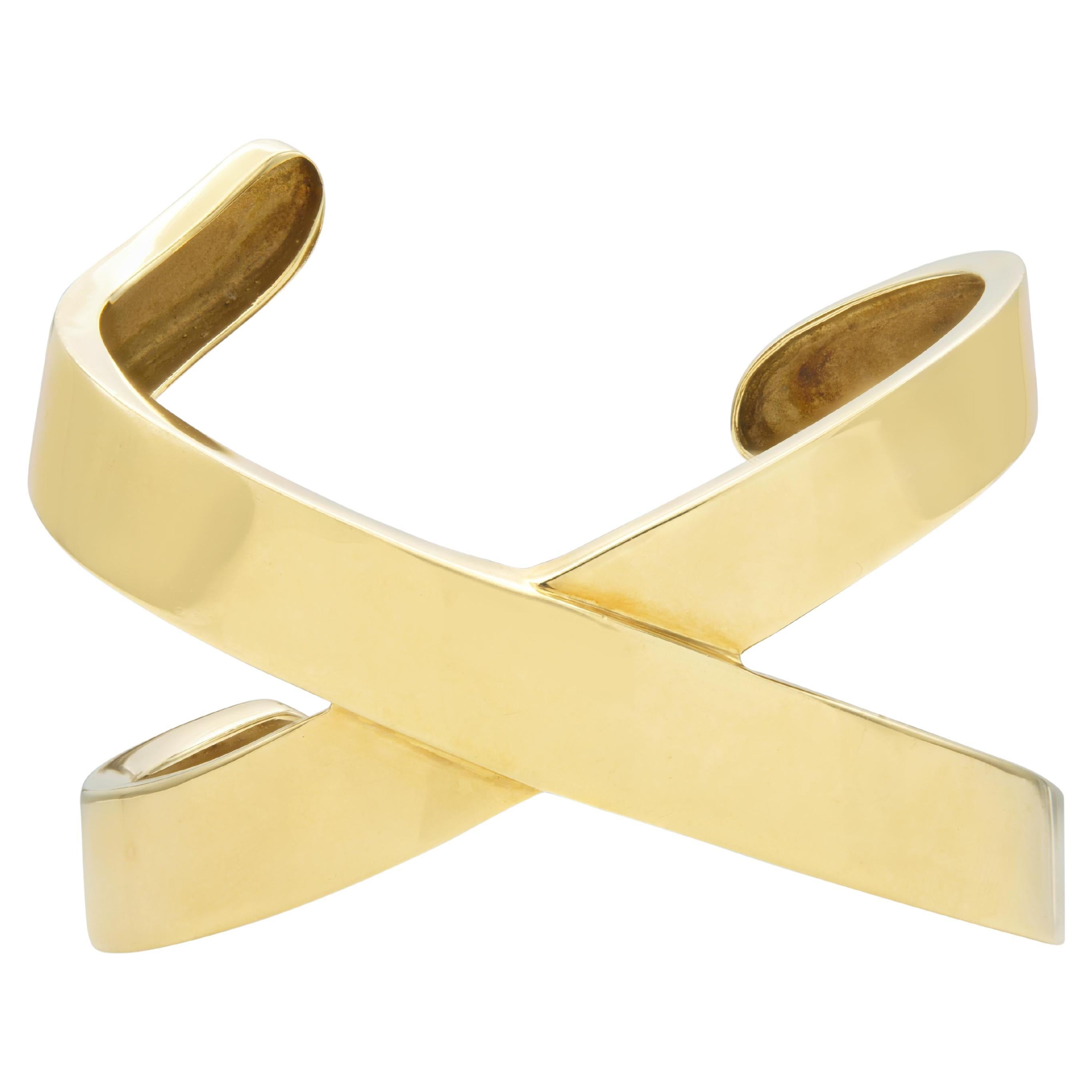 Vintage 1990s Tiffany
Co. Paloma Picasso X Cuff Bracelet