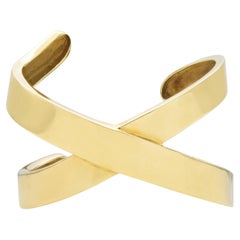 Vintage 1990s Tiffany 
Co. Paloma Picasso X Cuff Bracelet