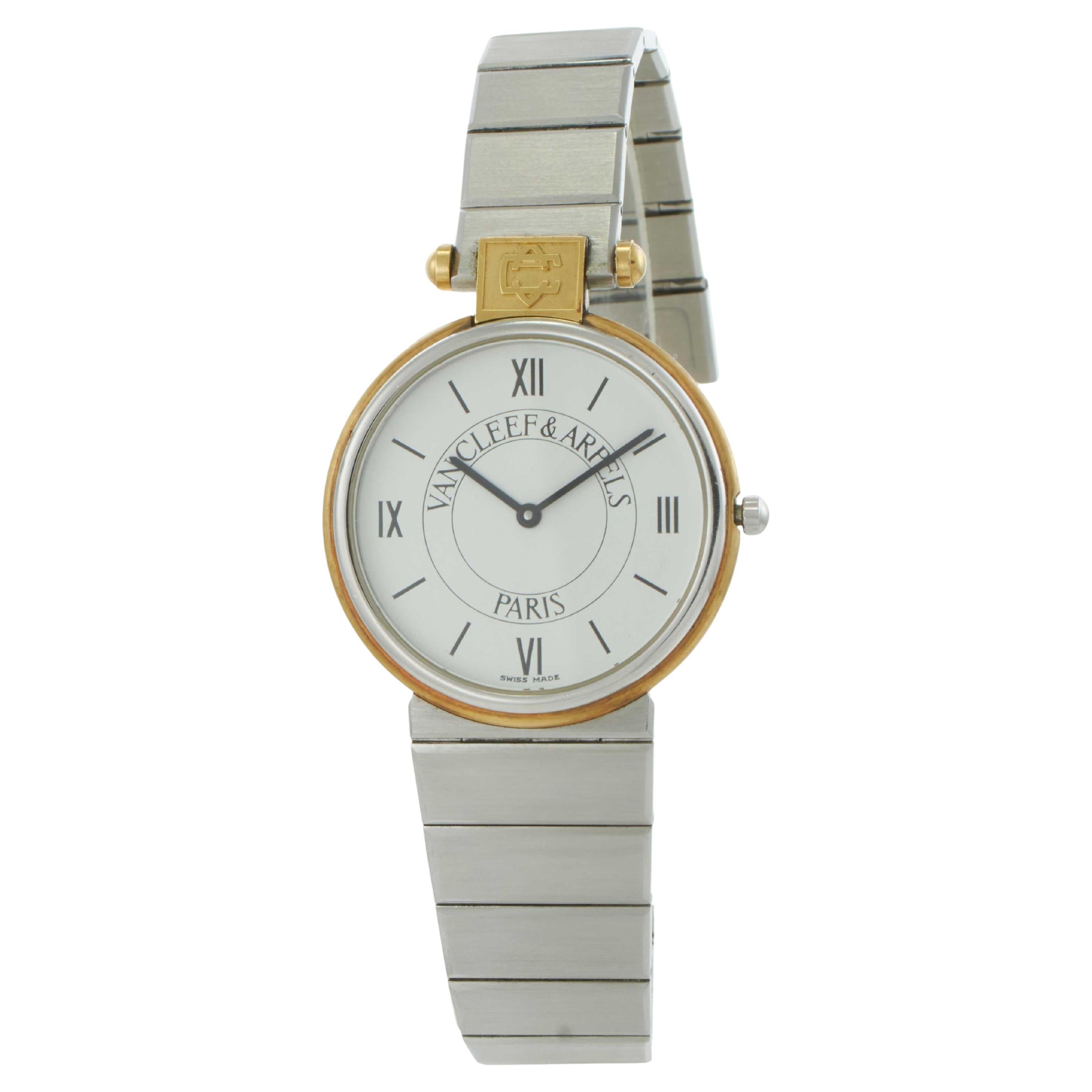 Reloj bicolor Van Cleef
Arpels nº 22 vintage de 1990 - Cuarzo