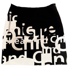 Vintage 1990's velvet skirt by Moschino