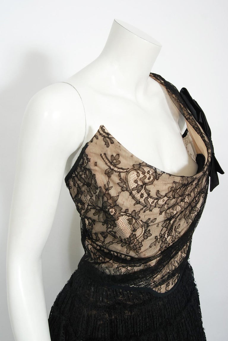 Vintage 1990's Vivienne Westwood Lace Corset Bustier and Sheer Pleated ...