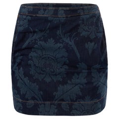 Vintage 1990's Vivienne Westwood Print Denim Skirt