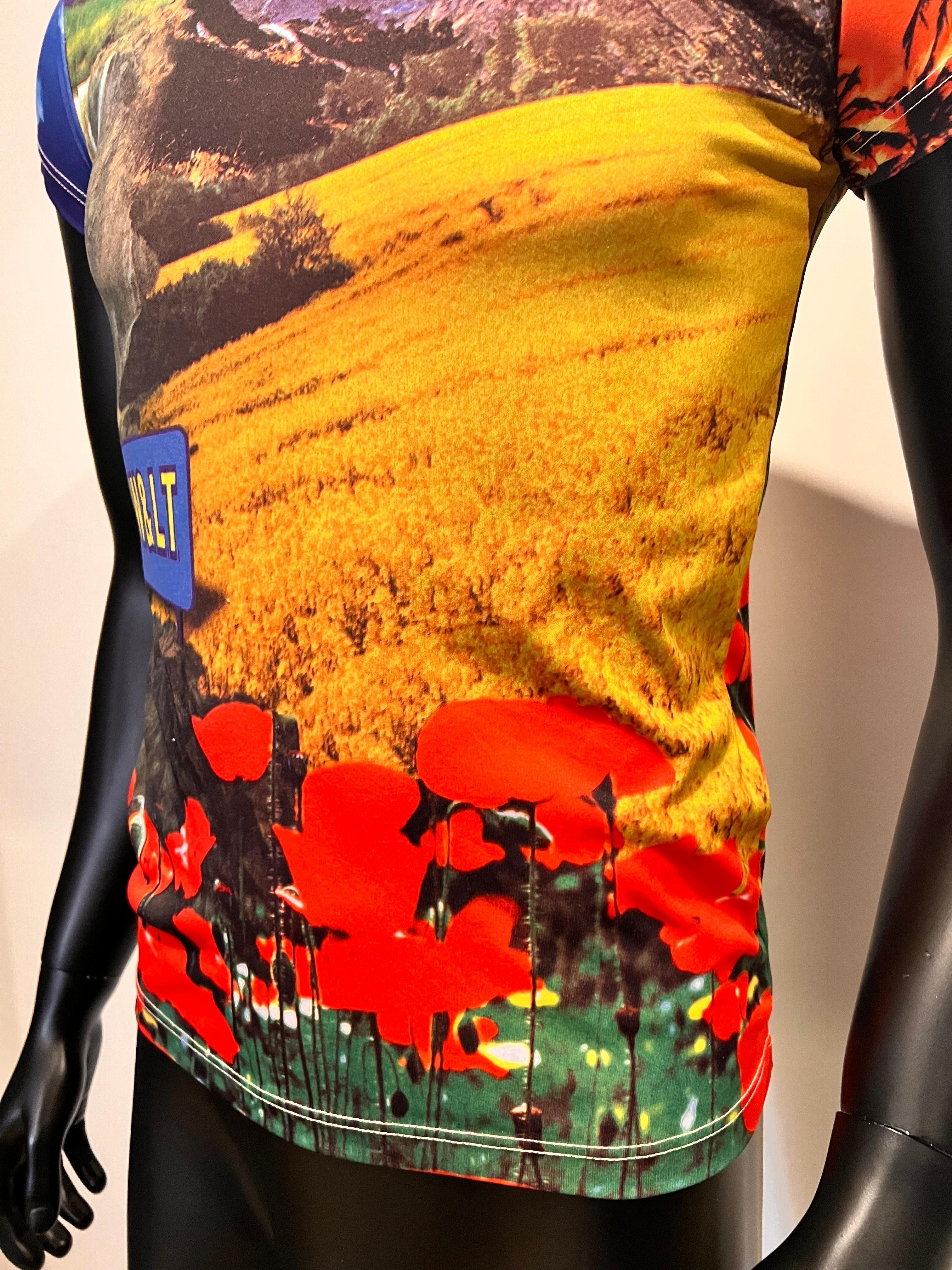 Vintage 1990’s W< Wild & Lethal Trash by Walter Van Beirendonck printed tee For Sale 1