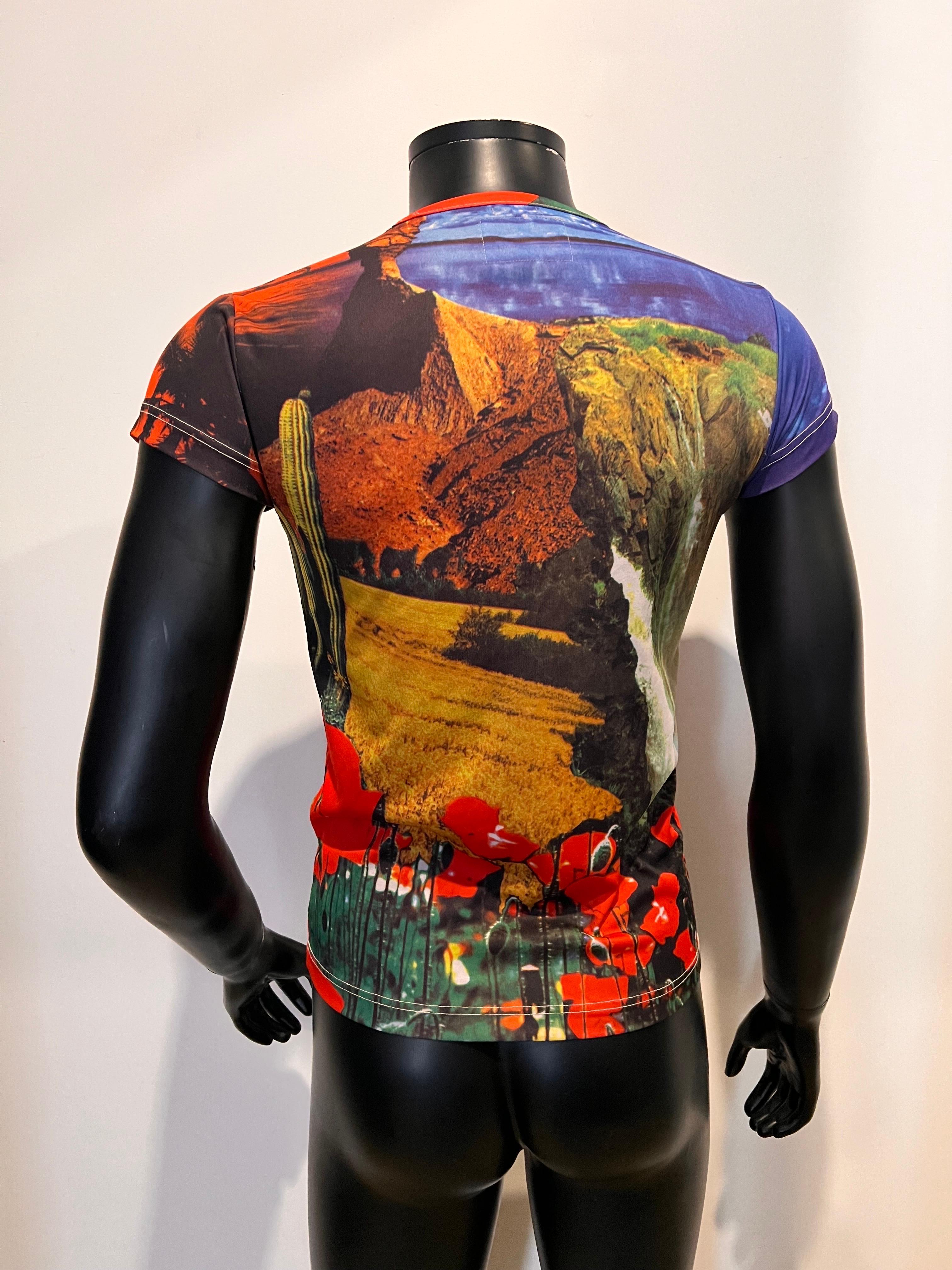 Vintage 1990’s W< Wild & Lethal Trash by Walter Van Beirendonck printed tee For Sale 2